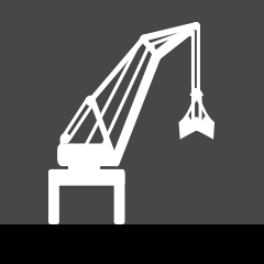 Rotating gantry crane
